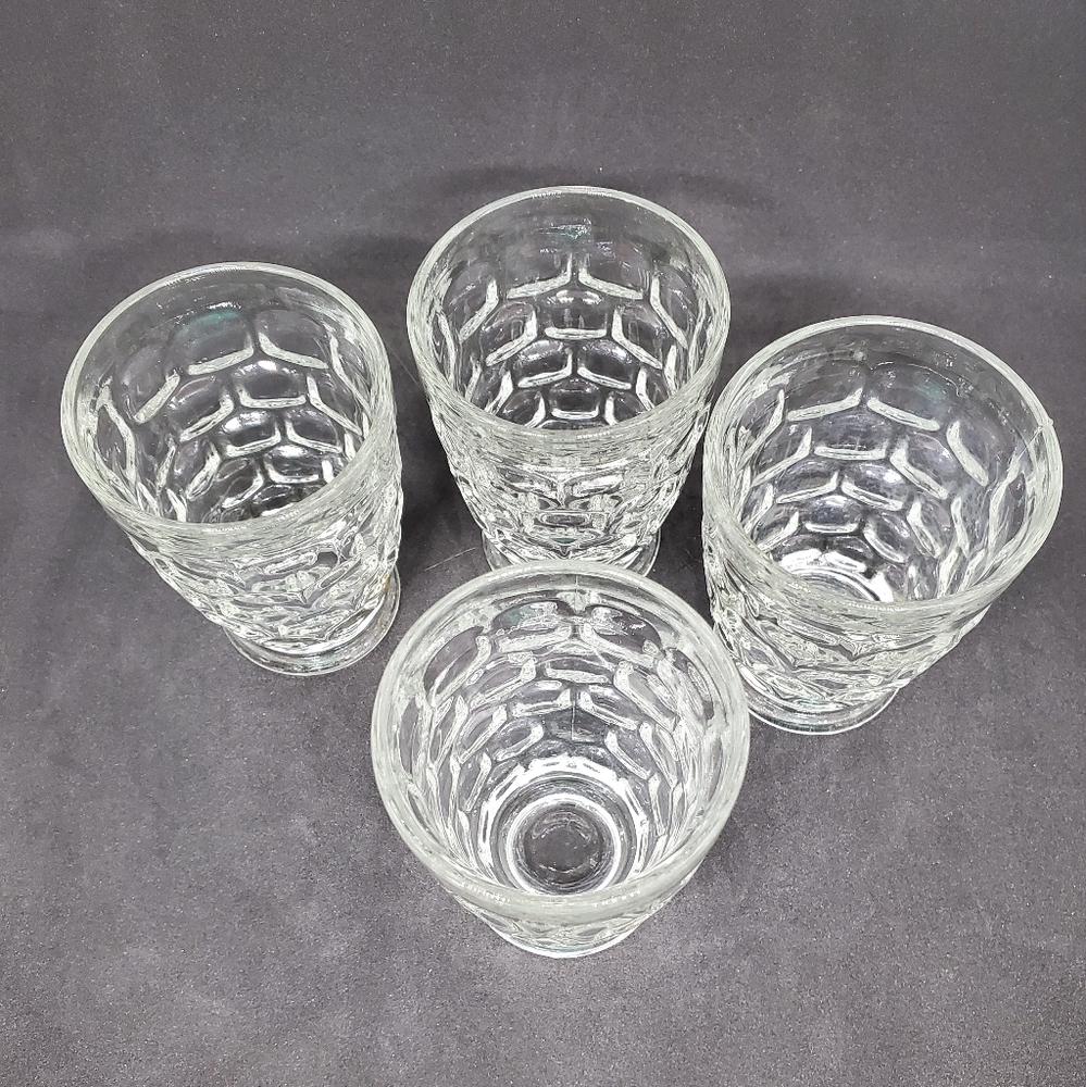 Vintage 1960's Federal Yorktown (Colonial) 6oz Tumbler - Set of 4 - Picture 2 of 8
